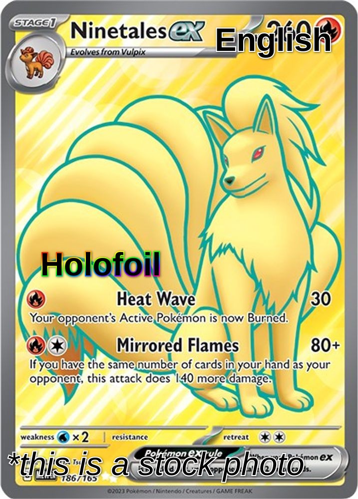 Ninetales ex - 186/165
