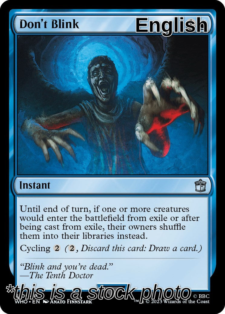 Don't Blink