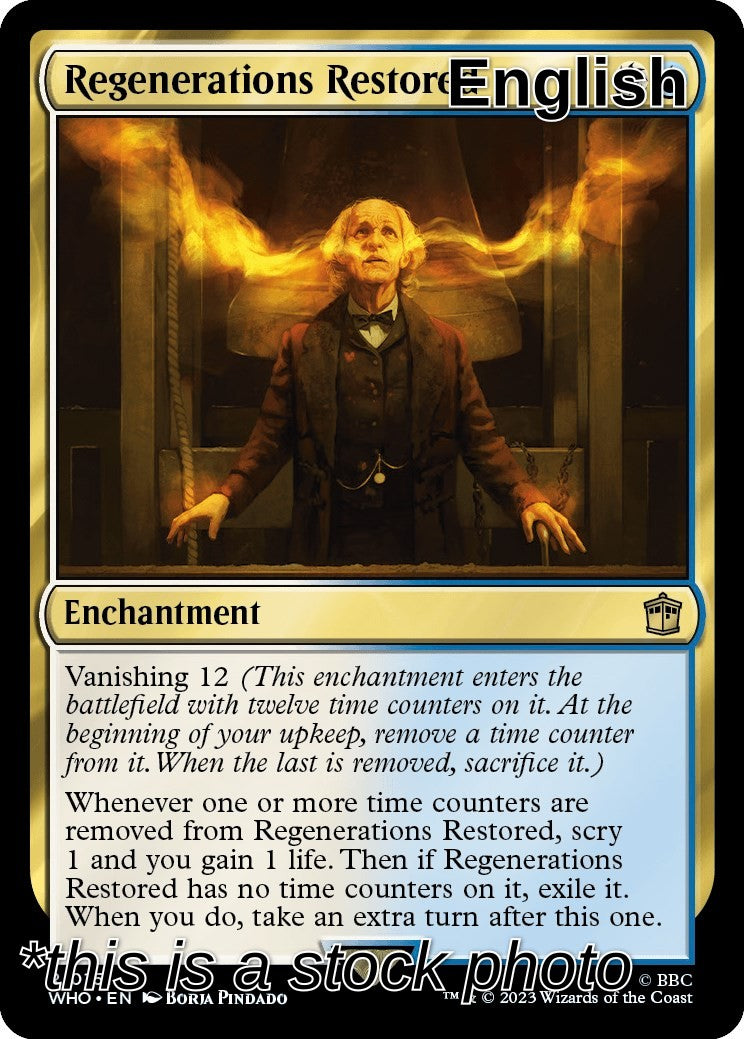 Regenerations Restored