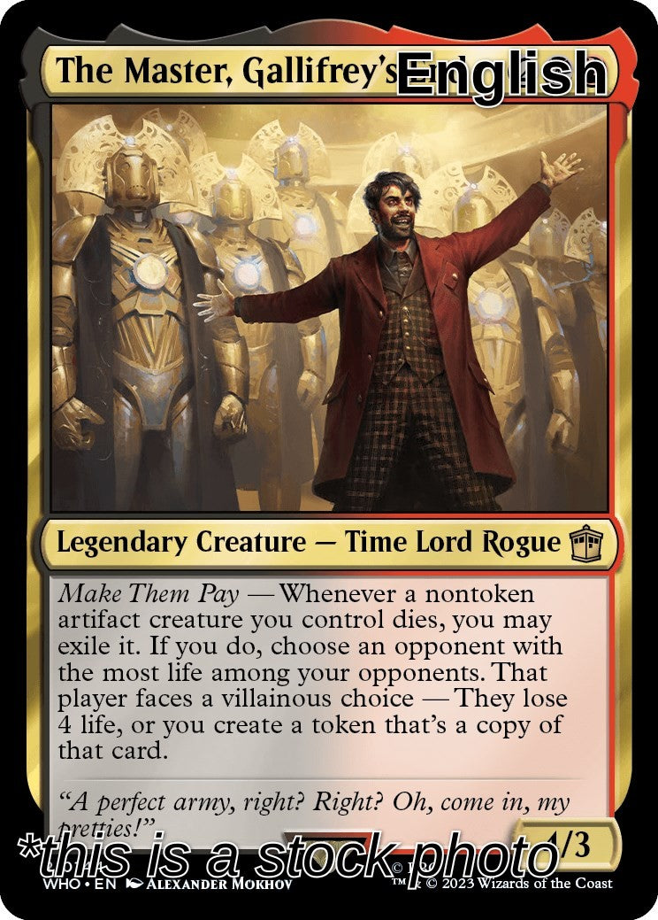 The Master, Gallifrey's End