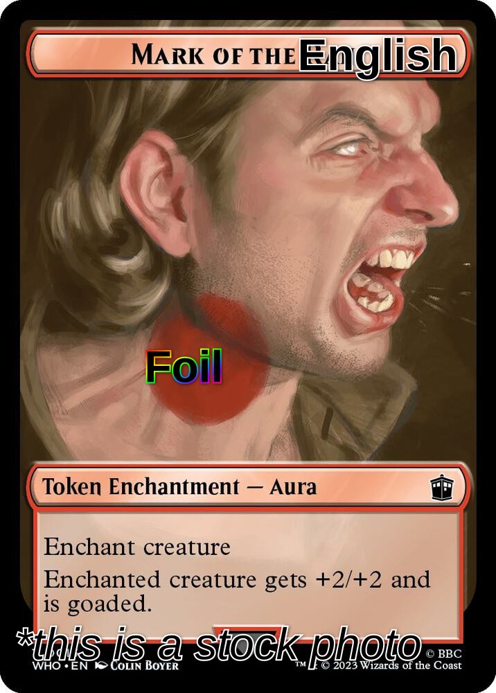 Human Noble // Mark of the Rani Double-Sided Token (Back)