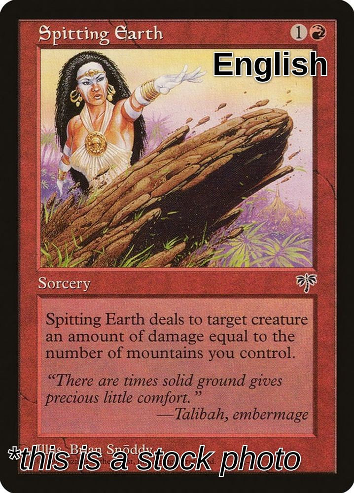Spitting Earth