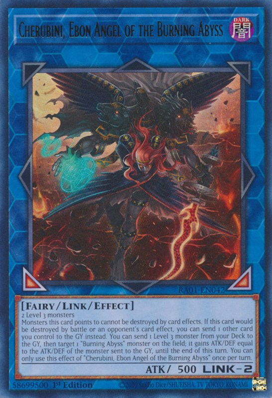Cherubini, Ebon Angel of the Burning Abyss (UR)