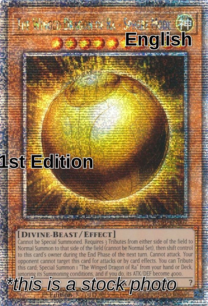 The Winged Dragon of Ra - Sphere Mode (Quarter Century Secret Rare)