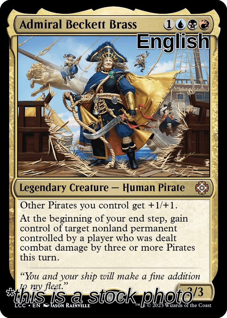 Admiral Beckett Brass