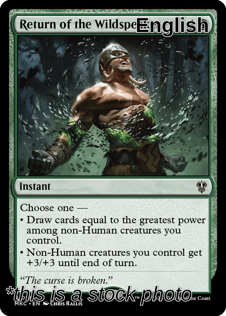 Return of the Wildspeaker