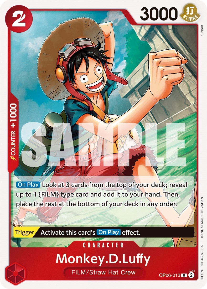 Monkey.D.Luffy [OP06 - OP06-013 - Rare]