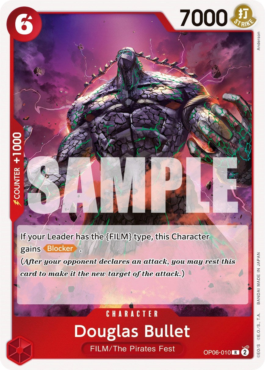 wings of the captain rare cards Douglas Bullet [OP06 - OP06-010 - Rare]