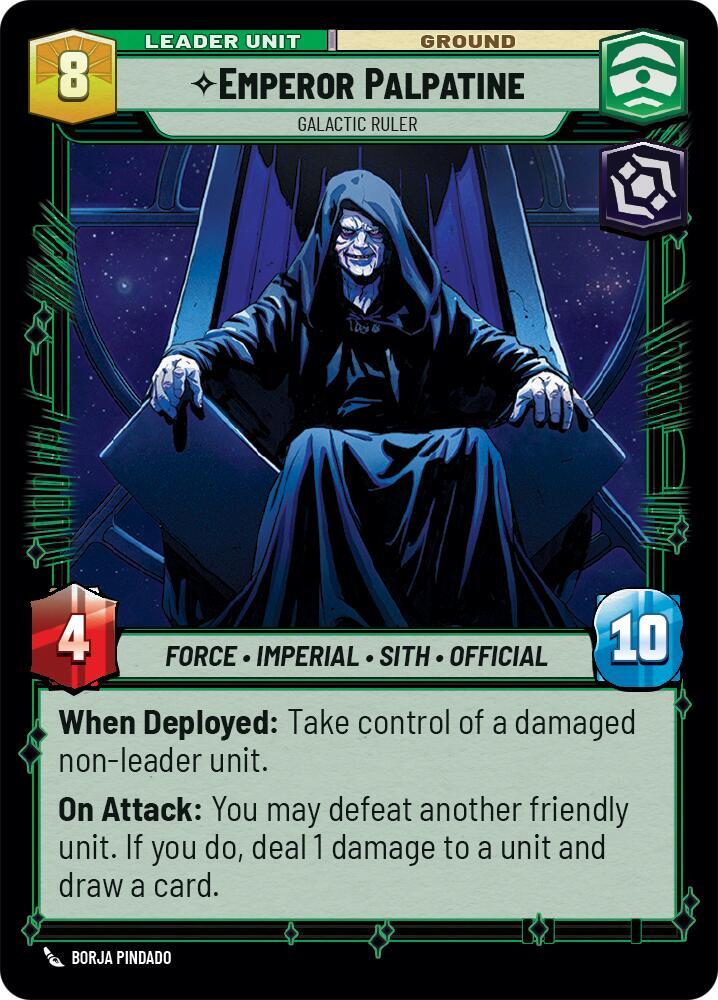 Emperor Palpatine - Galactic Ruler (Back)
