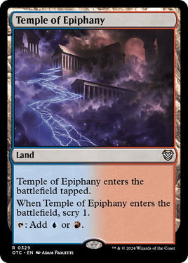 Temple of Epiphany [Outlaws of Thunder Junction Commander]