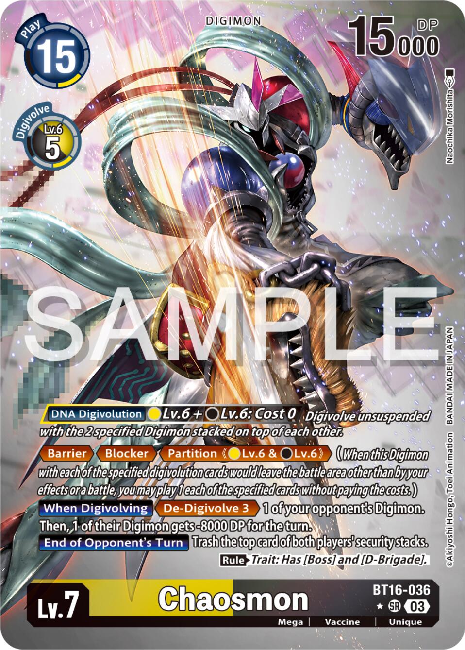 Chaosmon (Alternate Art) [BT-16 - BT16-036 SR]
