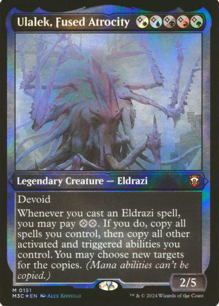 Ulalek, Fused Atrocity (Display Commander) (Ripple Foil) - Thick Stock