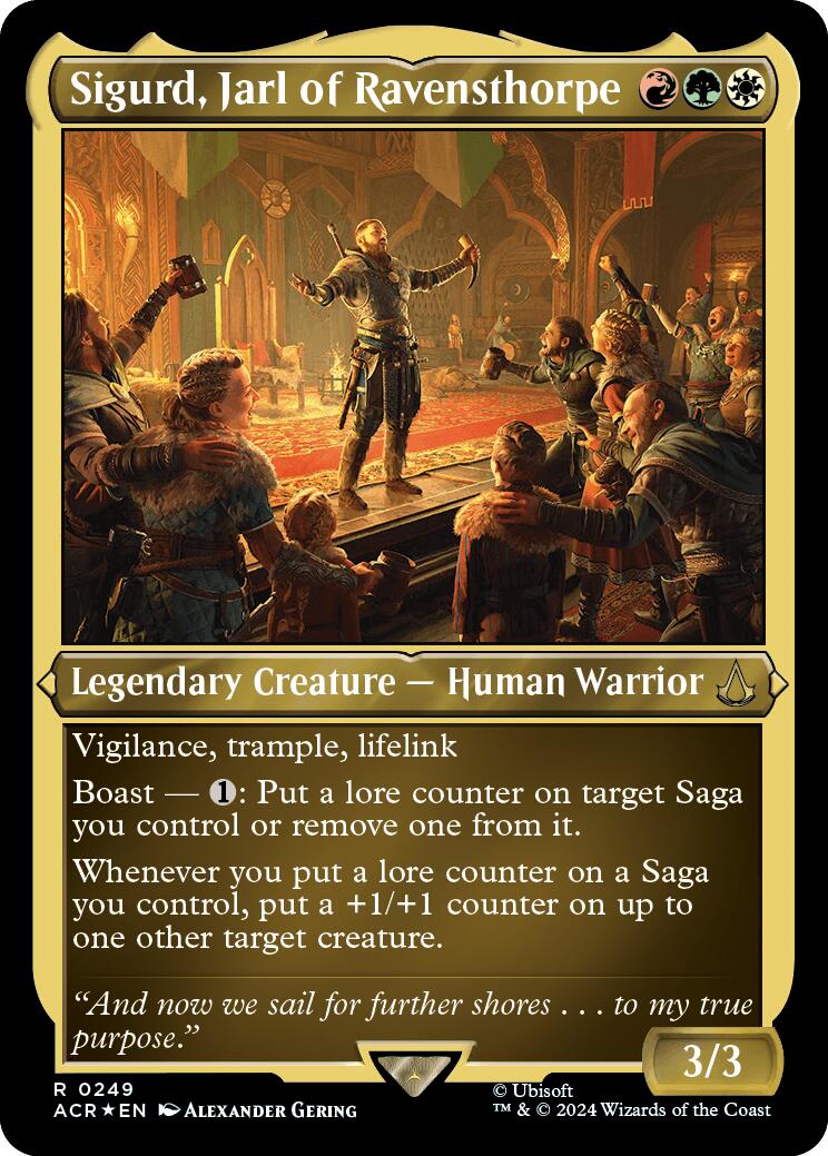 Sigurd, Jarl of Ravensthorpe (Foil Etched)