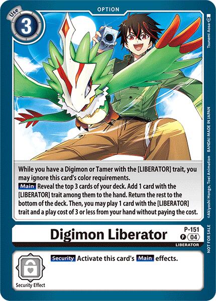 Digimon Liberator - P-151 (Store Tournament 2024 Jul. - Sep. Participation Pack)