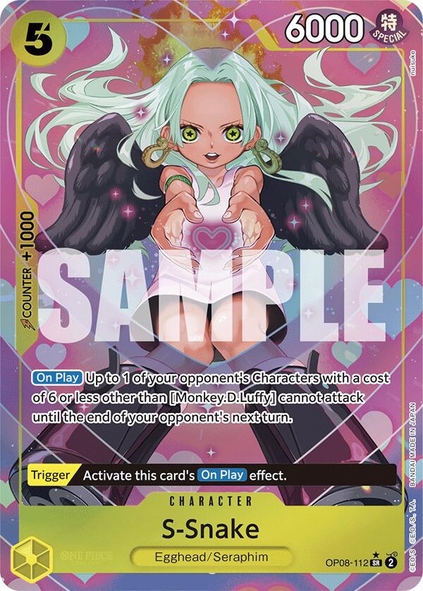 S-Snake (Parallel) [OP08 - OP08-112 - Super Rare]