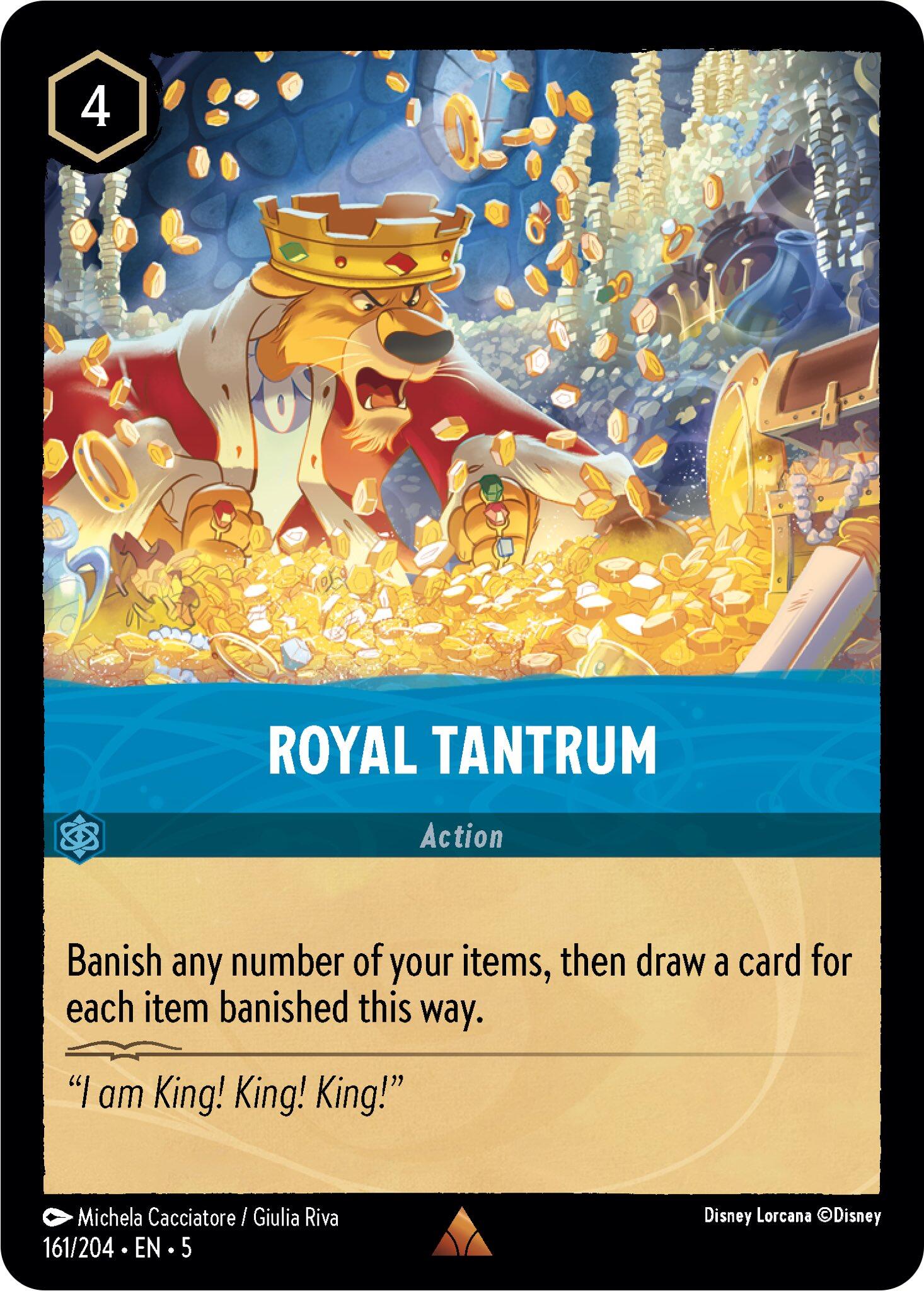 shimmering skies rare cards Royal Tantrum [5 - 161/204 Rare]