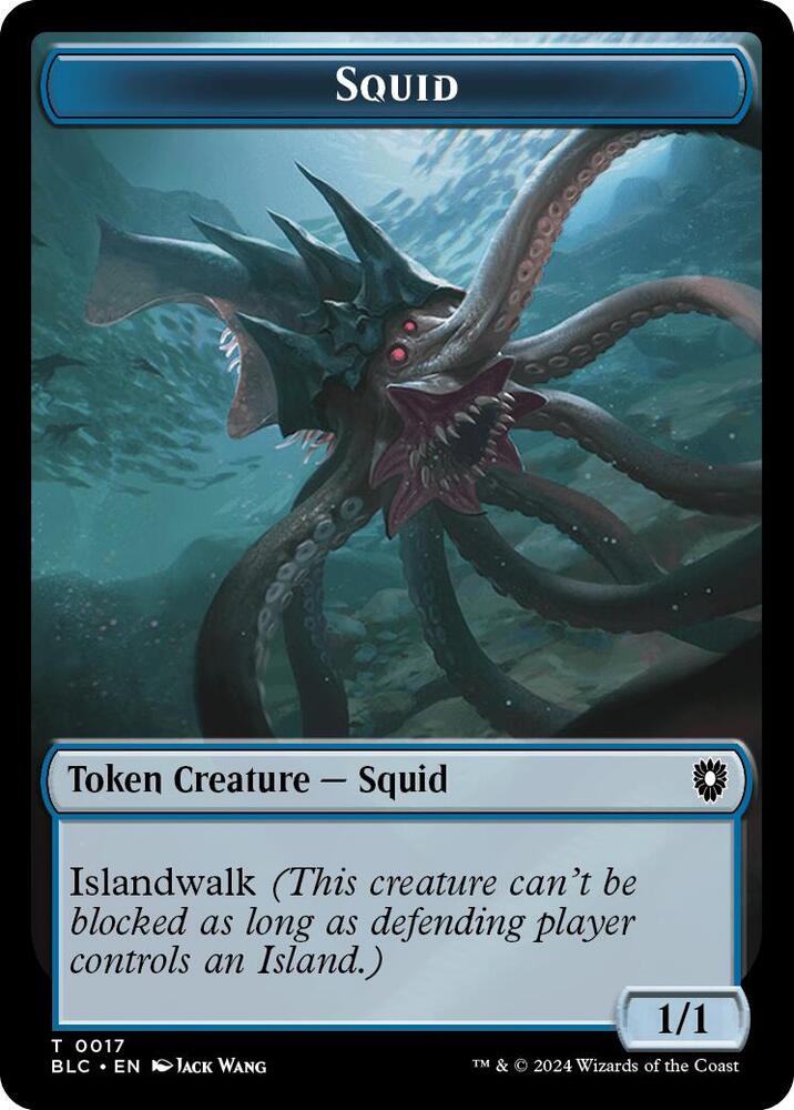 Elephant // Squid Double-Sided Token (Back)