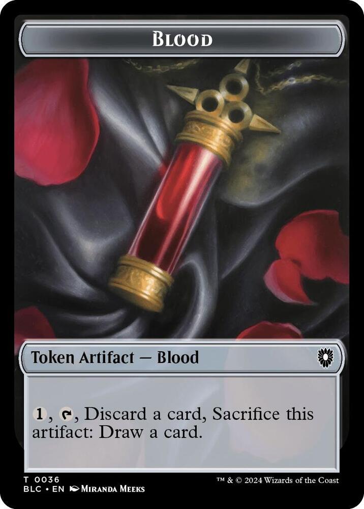 Spider // Blood Double-Sided Token (Back)