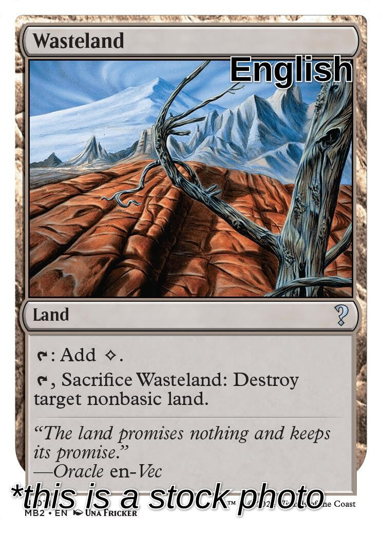 Wasteland (White Border)