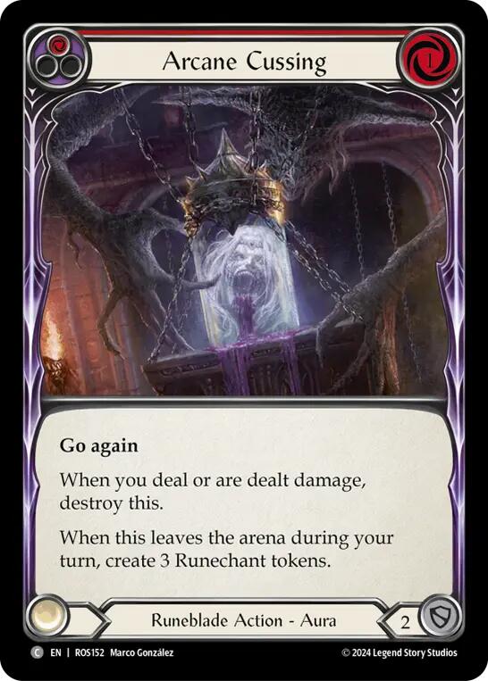 Arcane Cussing (Red) [ROS - ROS152 Common]