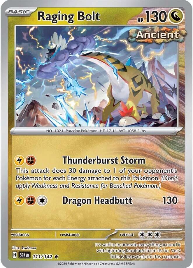 Raging Bolt [SCR - 111/142 Rare]