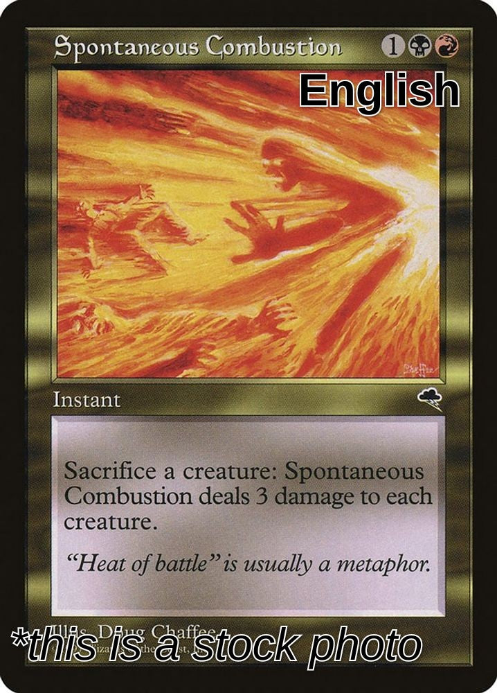 Spontaneous Combustion