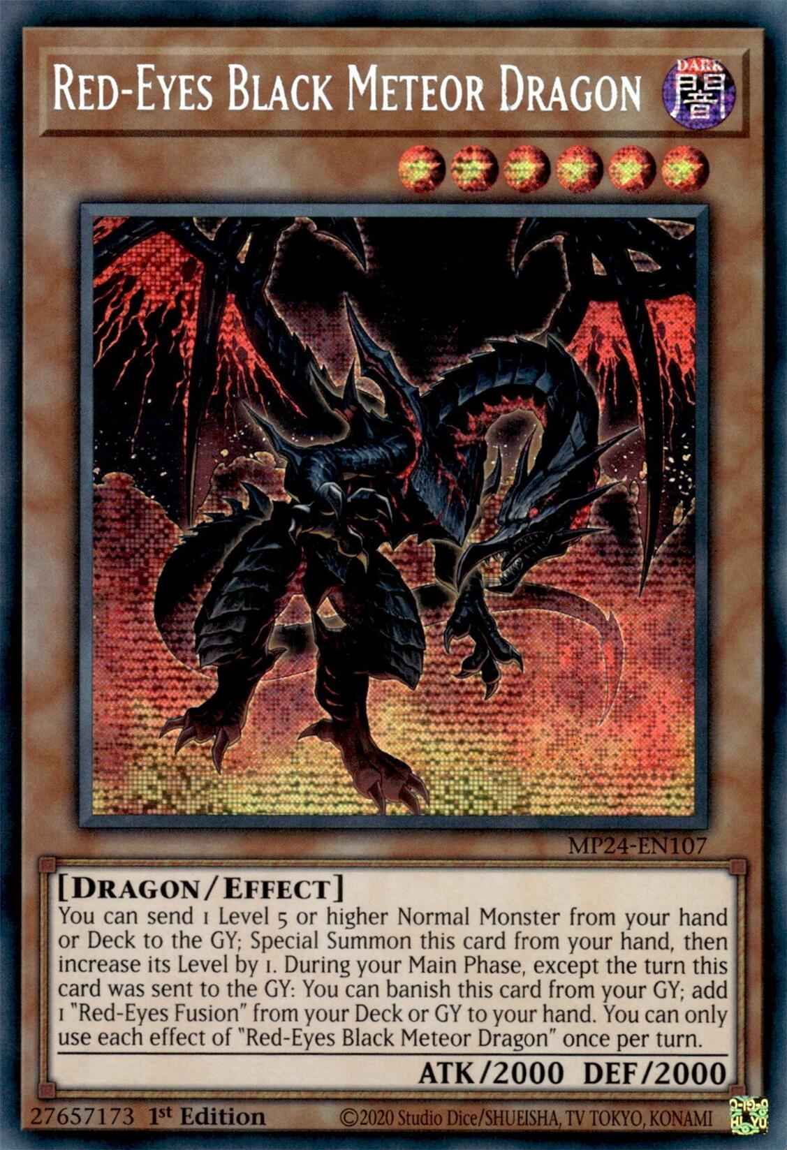 Red-Eyes Black Meteor Dragon [MP24 - MP24-EN107]