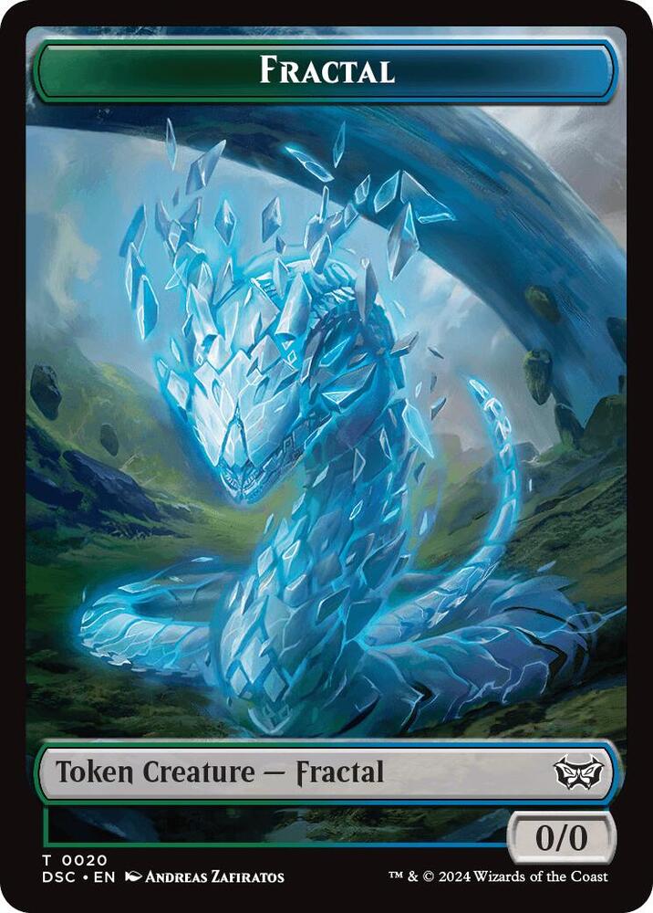 Wurm (0018) // Fractal Double-Sided Token (Back)