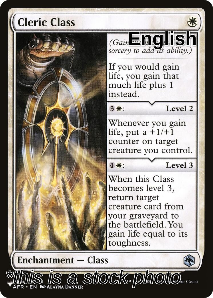 Cleric Class