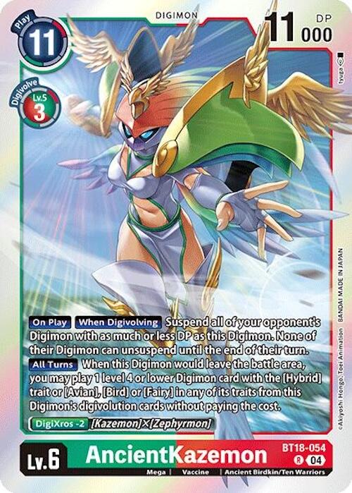 AncientKazemon [BT18-19 - BT18-054 R Rare]