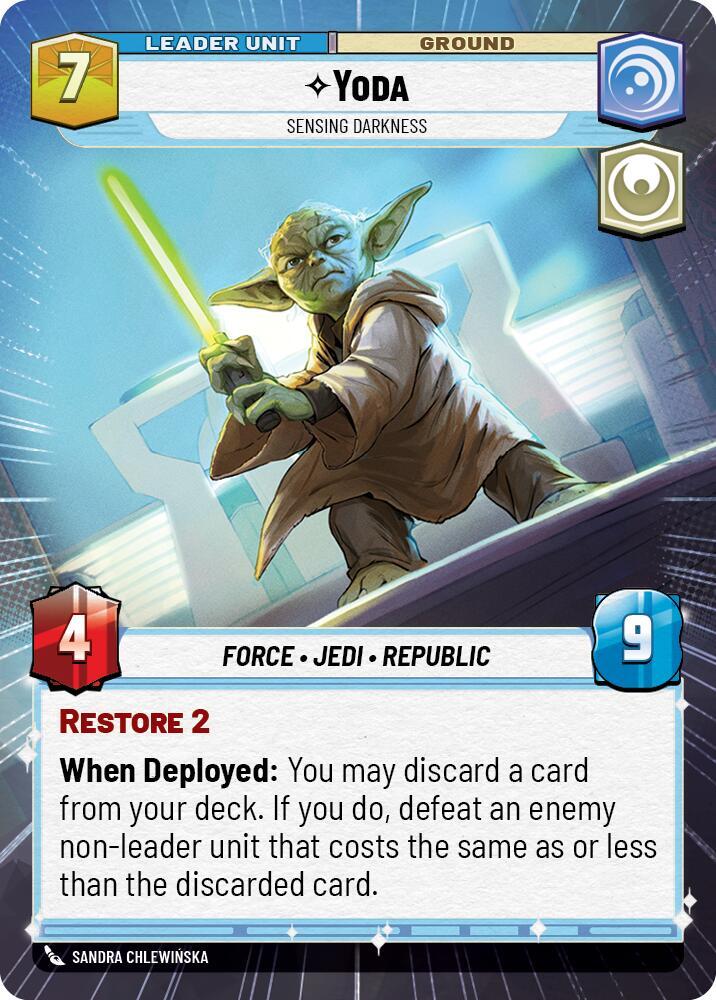 Yoda - Sensing Darkness (Hyperspace) (Back)