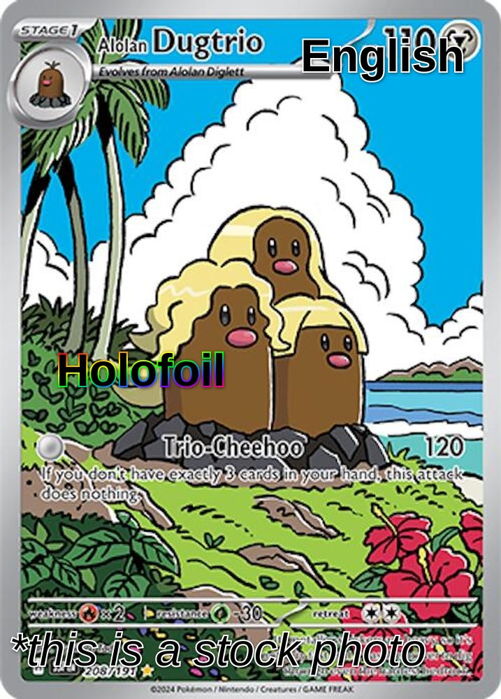 Alolan Dugtrio - 208/191