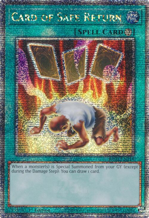 Card of Safe Return (Quarter Century Secret Rare) [RA03