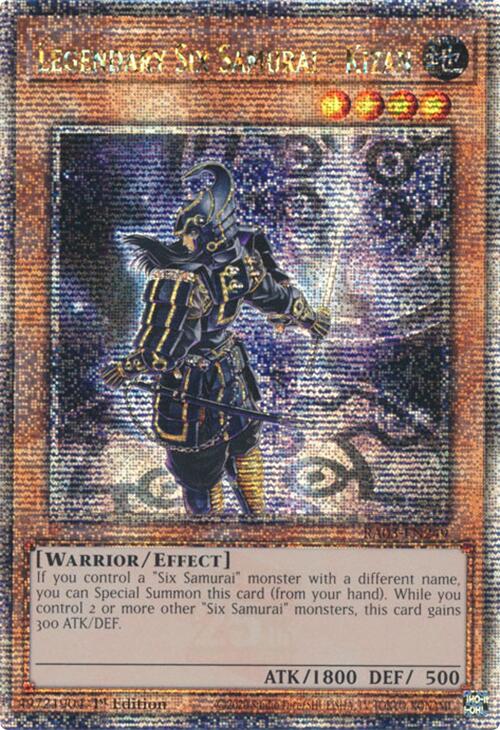 Legendary Six Samurai - Kizan (Quarter Century Secret Rare) [RA03 - RA Legendary Six Samurai - Kizan (Quarter Century Secret Rare) [RA03 - RA