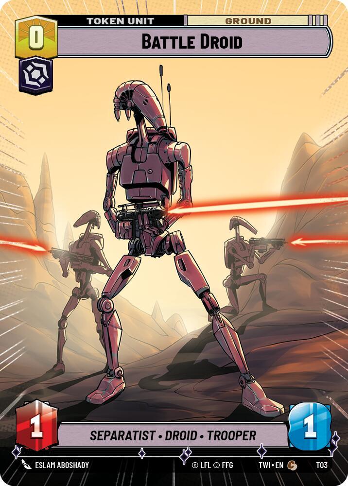 Pyke Palace // Battle Droid (Hyperspace) (Back)