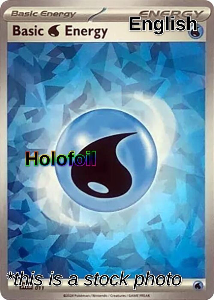 Basic Water Energy (Cracked Ice Holo)
