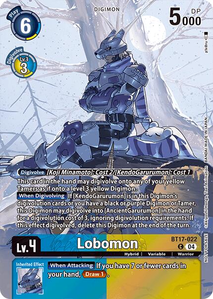 Lobomon (Legend Pack 2024 Box Topper)