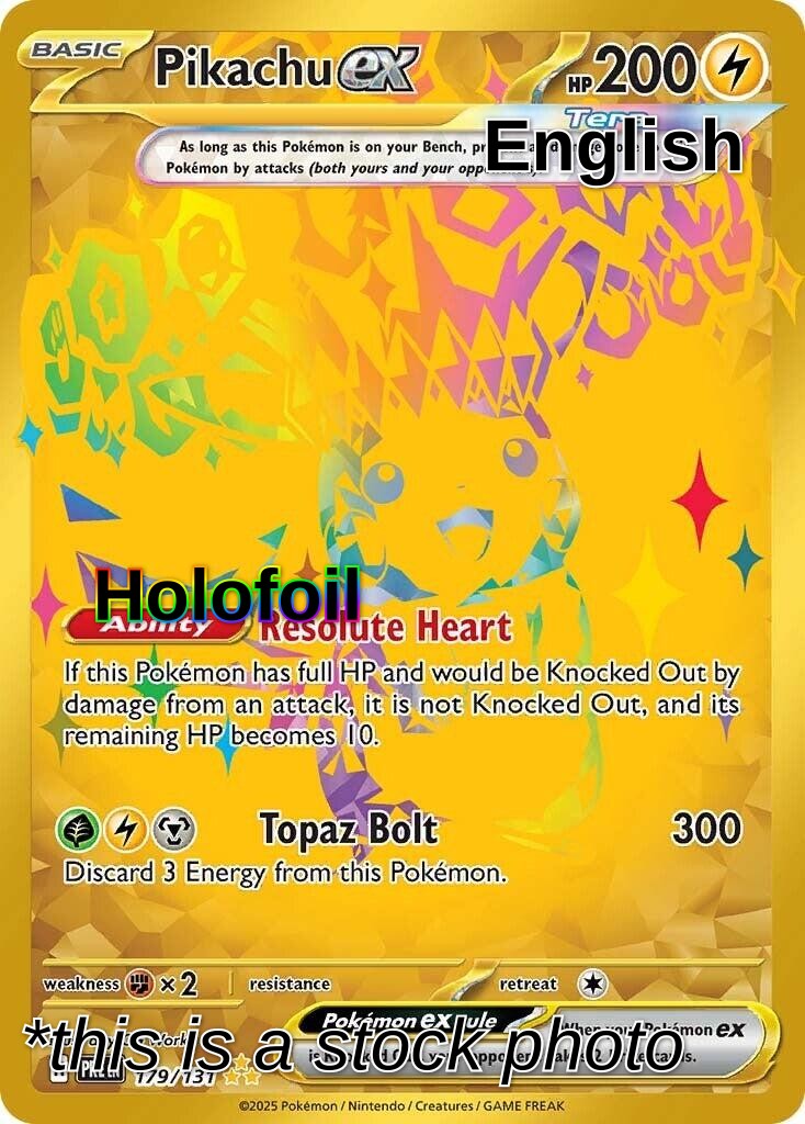 Pikachu ex - 179/131
