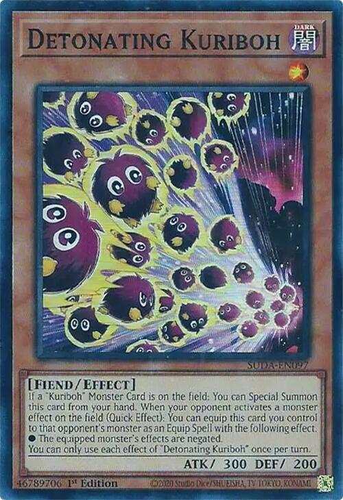 Detonating Kuriboh [SUDA - SUDA-EN097 Super Rare]