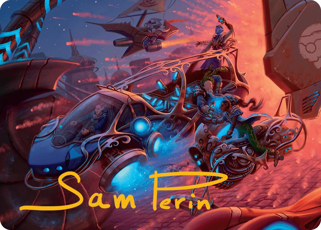 Rangers' Refueler Art Card (Gold-Stamped Signature)