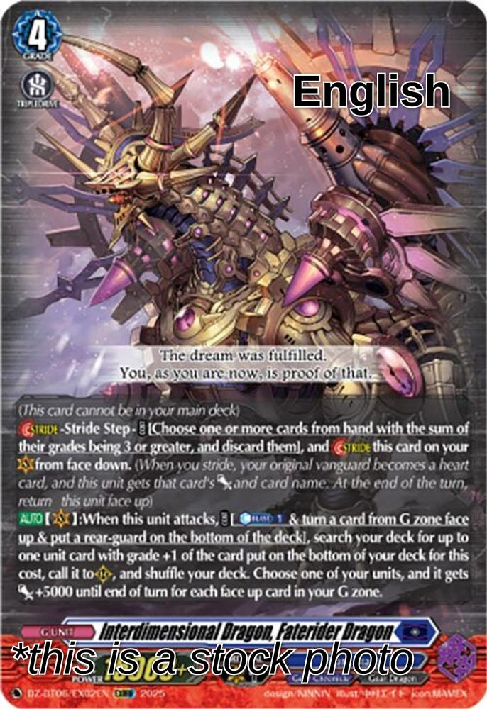 Interdimensional Dragon, Faterider Dragon (EXRRR)