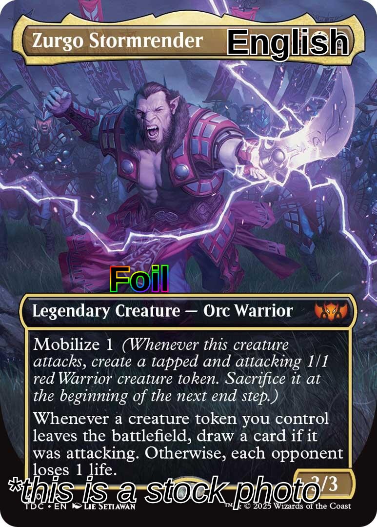 Zurgo Stormrender (Borderless)