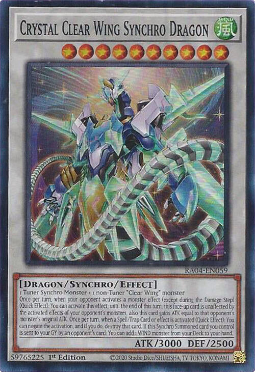 Crystal Clear Wing Synchro Dragon