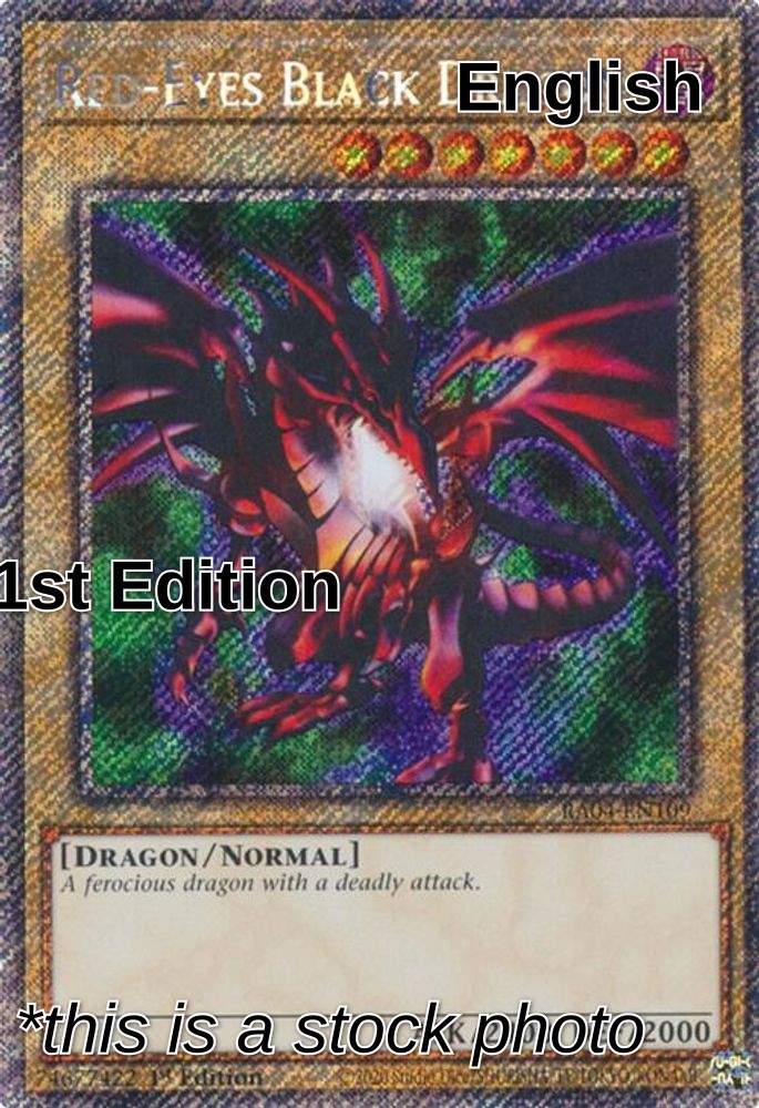 Red-Eyes Black Dragon (4th Art) (Platinum Secret Rare)