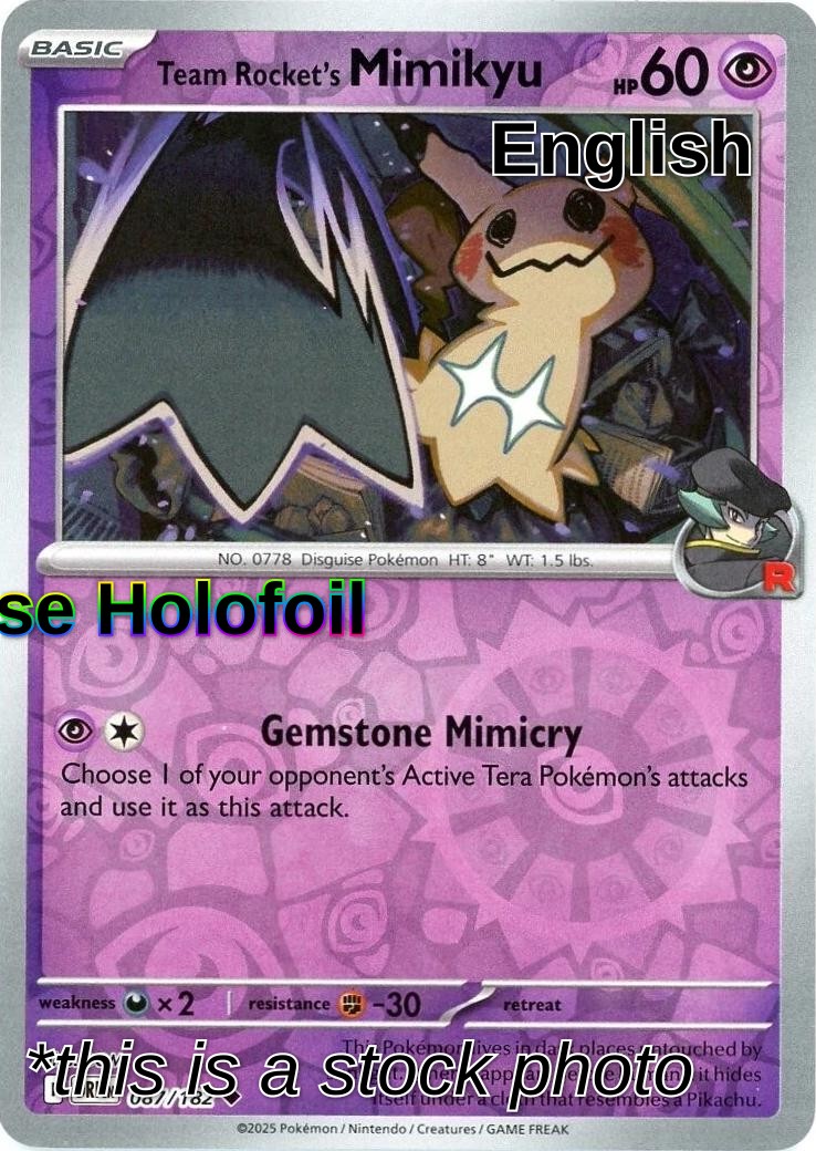 Team Rocket's Mimikyu