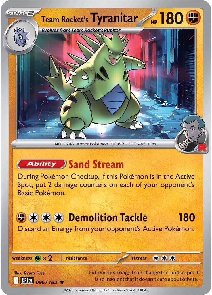 tyranitar rare pokemon card Buy | Paldea Evolved Attack 1 Team Rocket's Tyranitar [DRI -