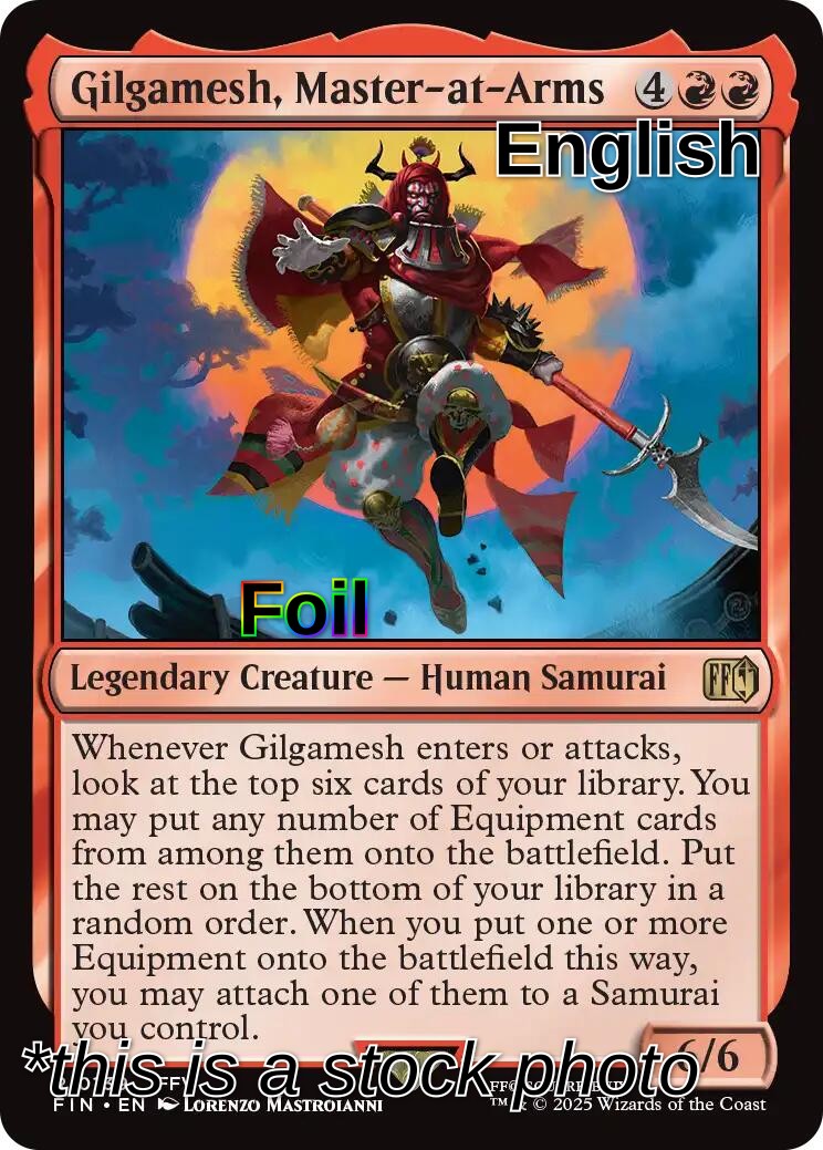 Gilgamesh, Master-at-Arms