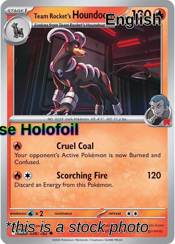 Team Rocket's Houndoom - 038/182