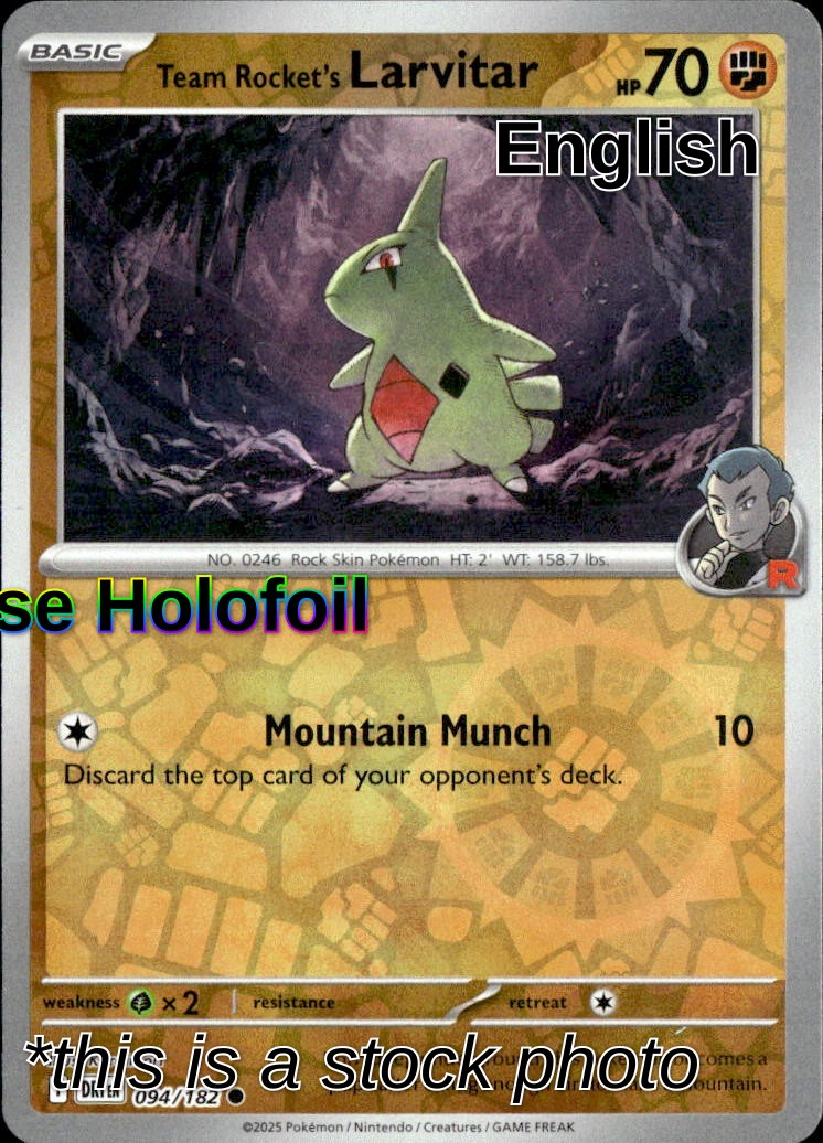 Team Rocket's Larvitar