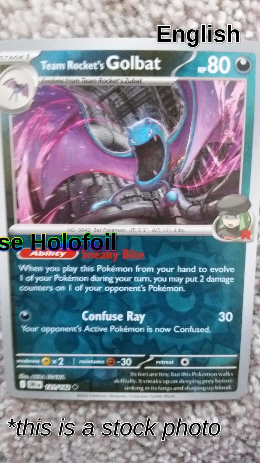 Team Rocket's Golbat